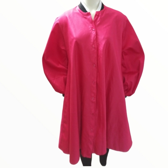 Swing Button Down Dress - Picture 2 of 3